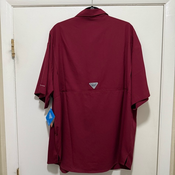 Columbia PFG, men’s Florida State University garnet fishing shirt size XXL - Picture 2 of 13
